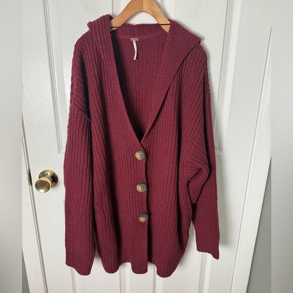 Free People Swim Too Deep Cardi M - Picture 2 of 7